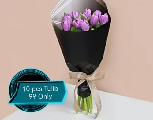 purple tulip Boquet 10pcs 99/only