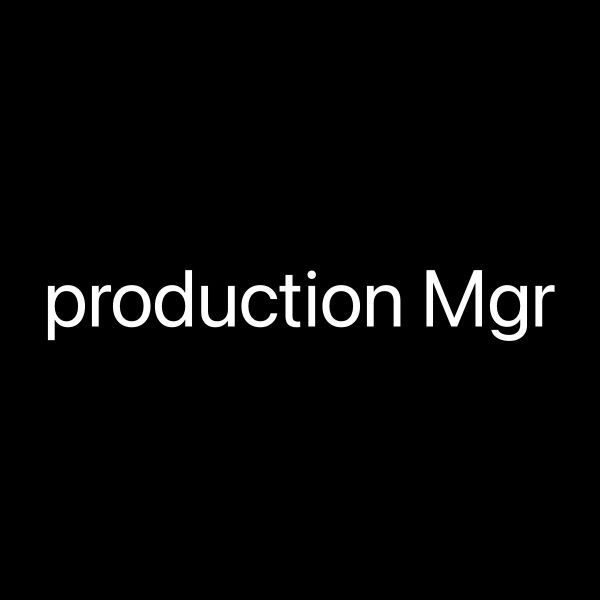 Production Manager 