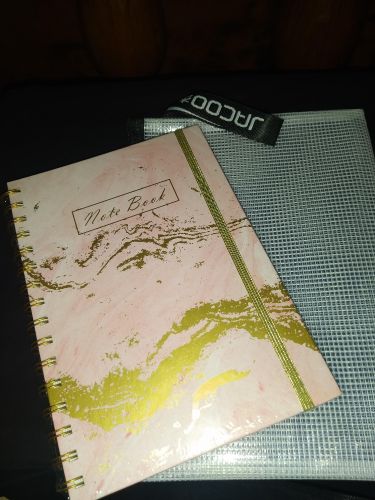 Note book with cover bag