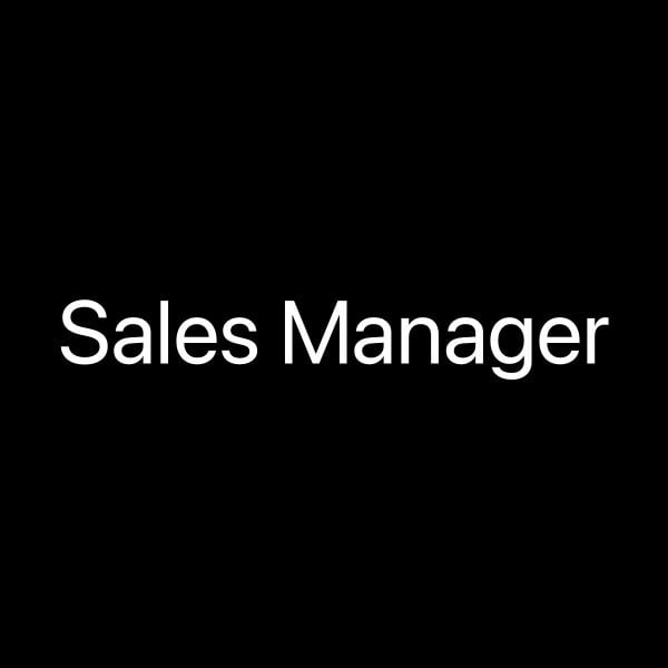 Looking for Sales Manager 