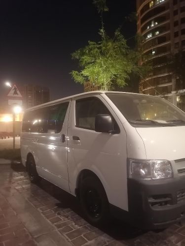Hiace for rent with driver
